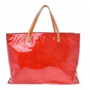 Louis Vuitton Monogram Vernis M91084 Handbag Rouge